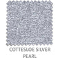Cottesloe Light Filtering light filtering blind fabric in Silver Pearl