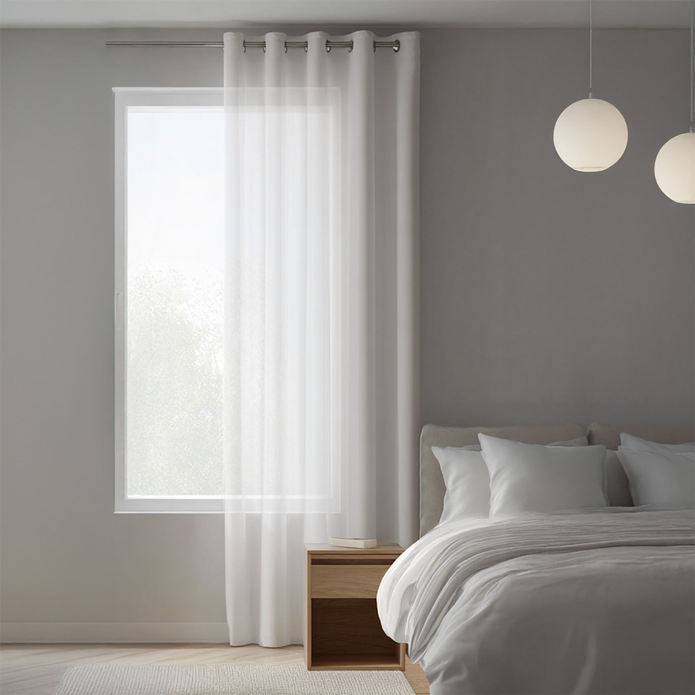 Zephyr readymade curtains - Roomset