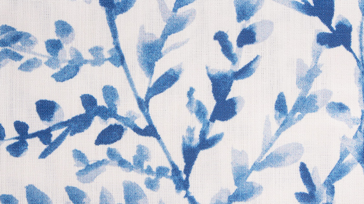 Leura curtain fabric in Delft