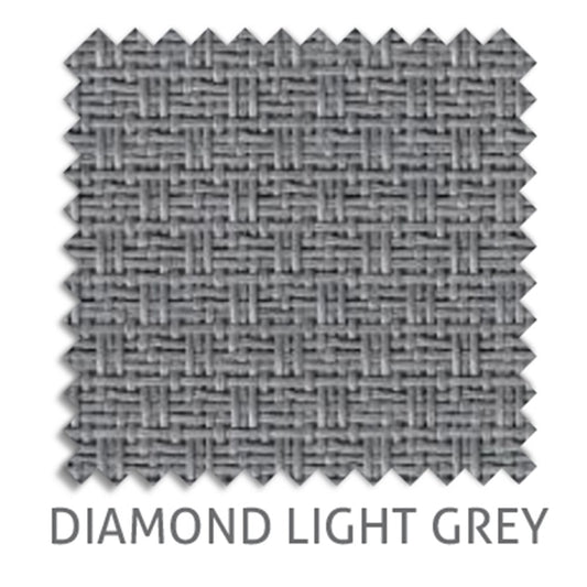 Diamond 5% sunscreen blind fabric in Light Grey