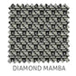 Diamond 5% sunscreen blind fabric in Mamba