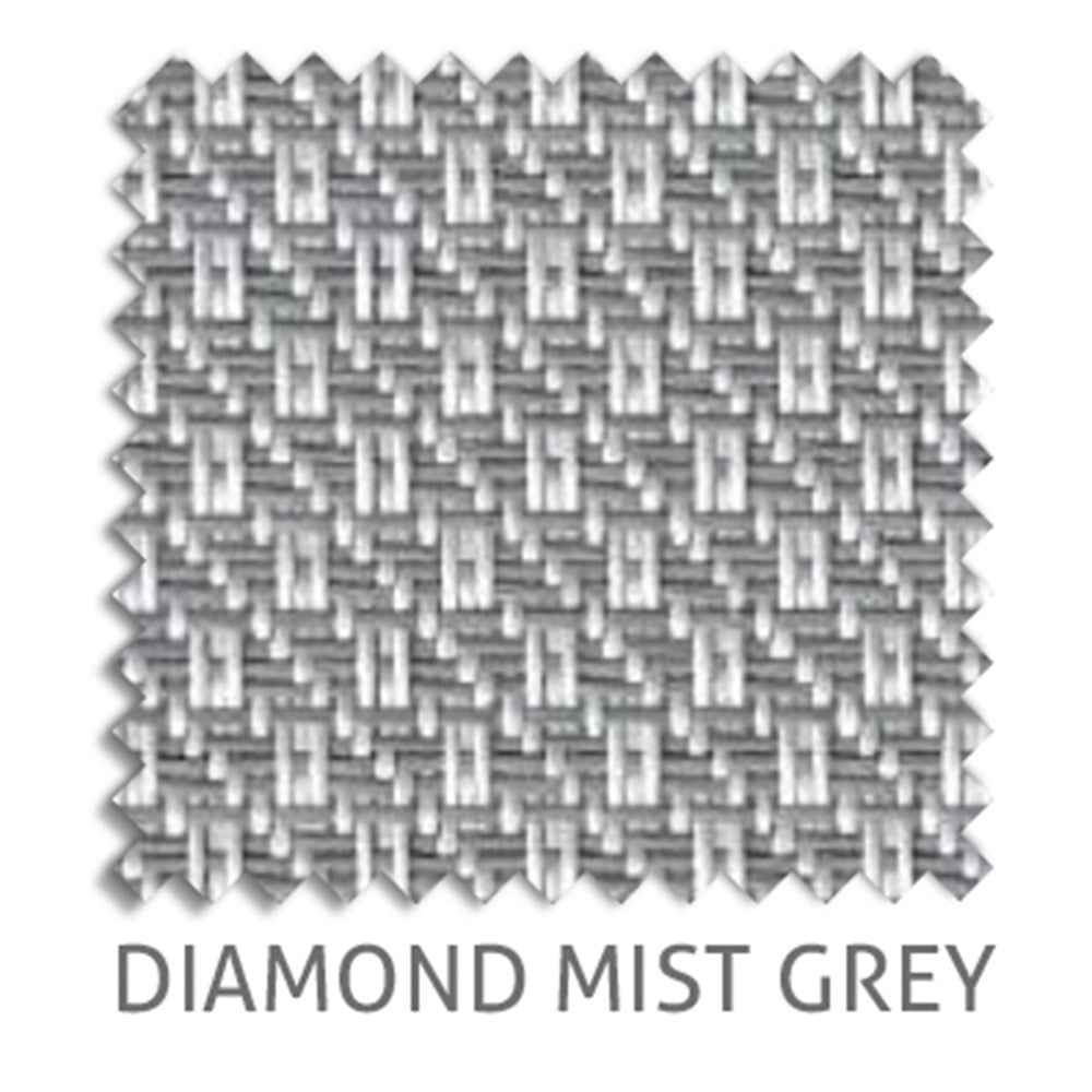 Diamond 5% sunscreen blind fabric in Mist Grey