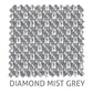 Diamond 5% sunscreen blind fabric in Mist Grey