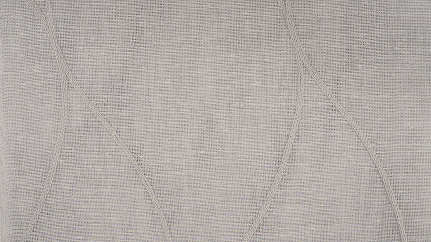 Stratus curtain fabric in Driftwood