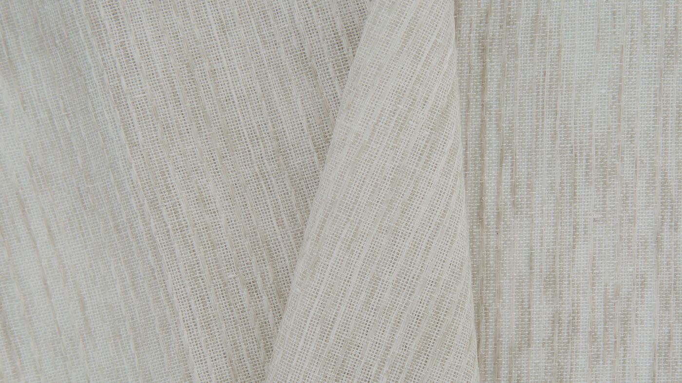 Marseille curtain fabric in Driftwood