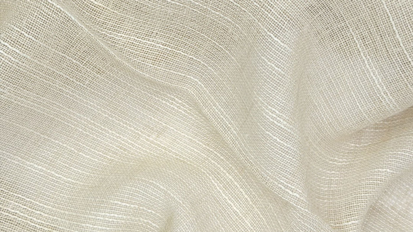 Canale curtain fabric in Dune