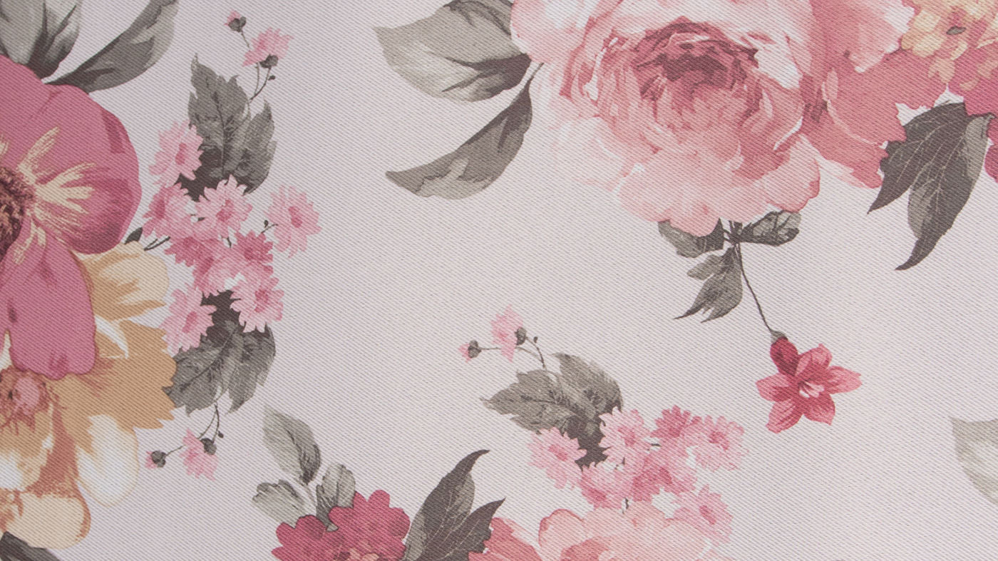 Chelsea curtain fabric in Dusty Pink