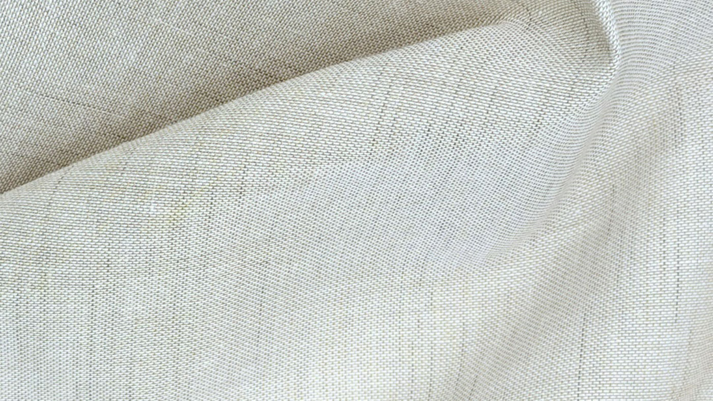 Seattle curtain fabric in Fawn
