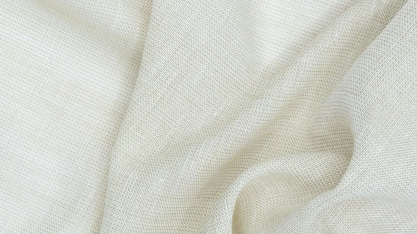 Seattle curtain fabric in Flax