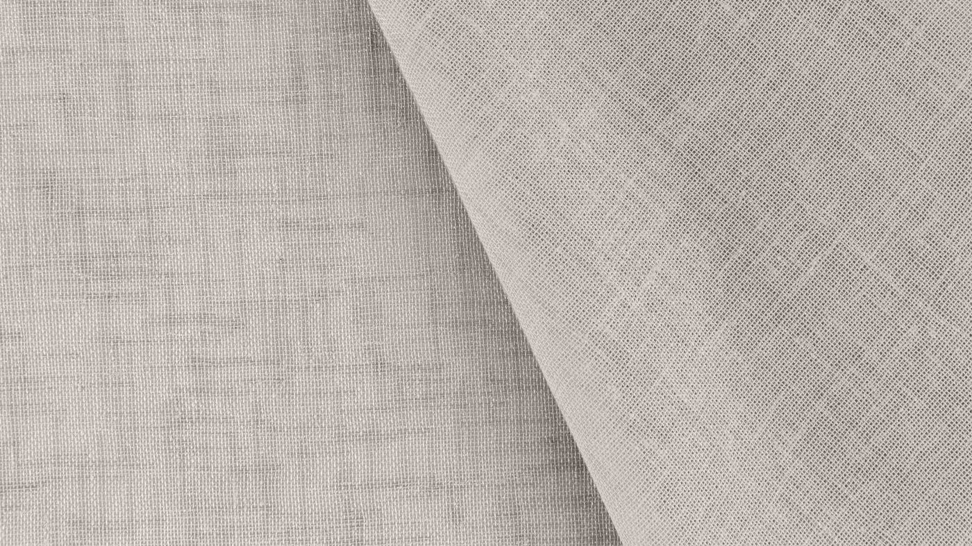 Bali curtain fabric in Flax