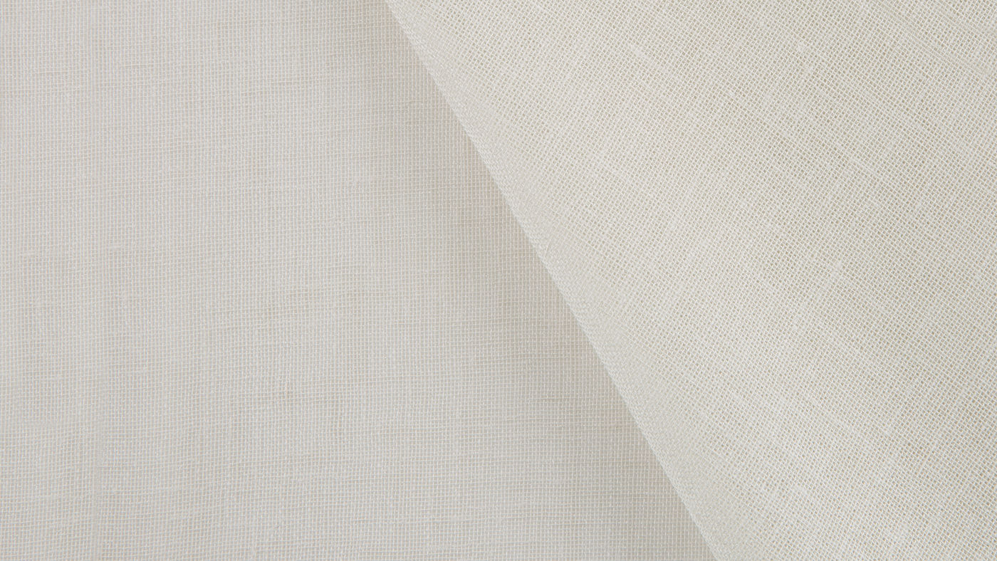 Bali curtain fabric in Gardenia