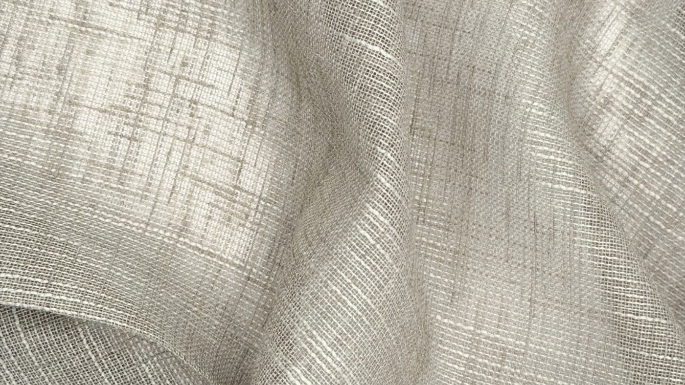 Canale curtain fabric in Husk