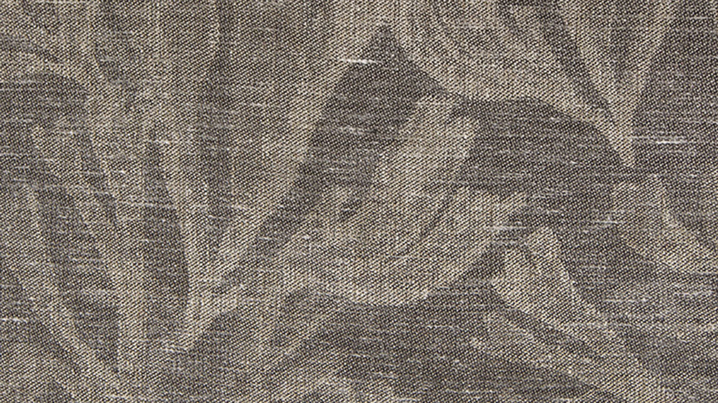 Capri curtain fabric in Latte