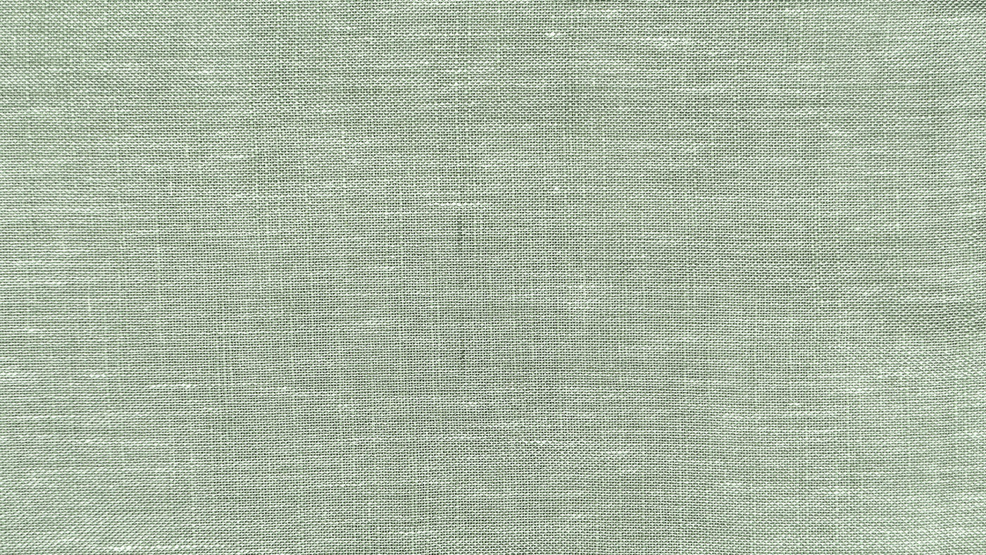 Bronte curtain fabric in Leaf