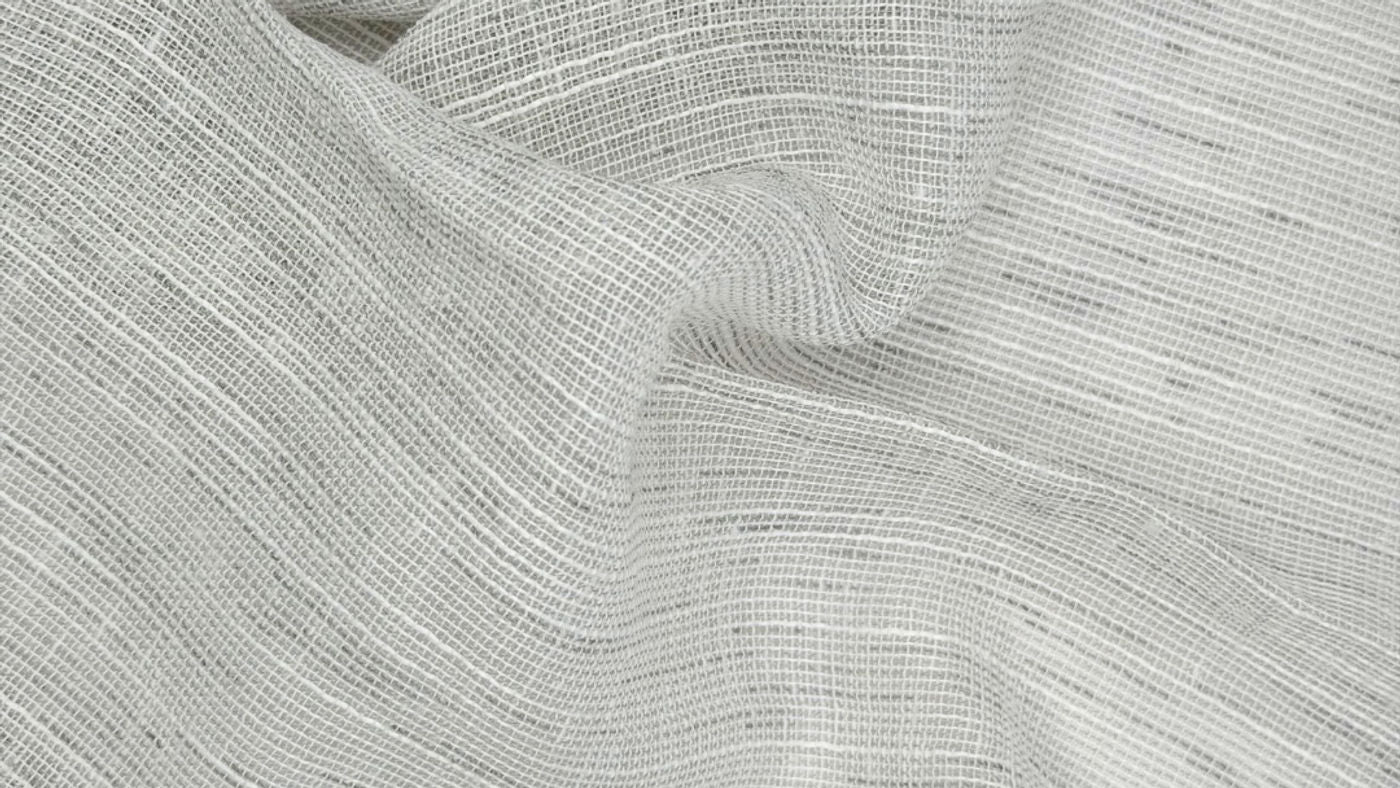 Canale curtain fabric in Mist