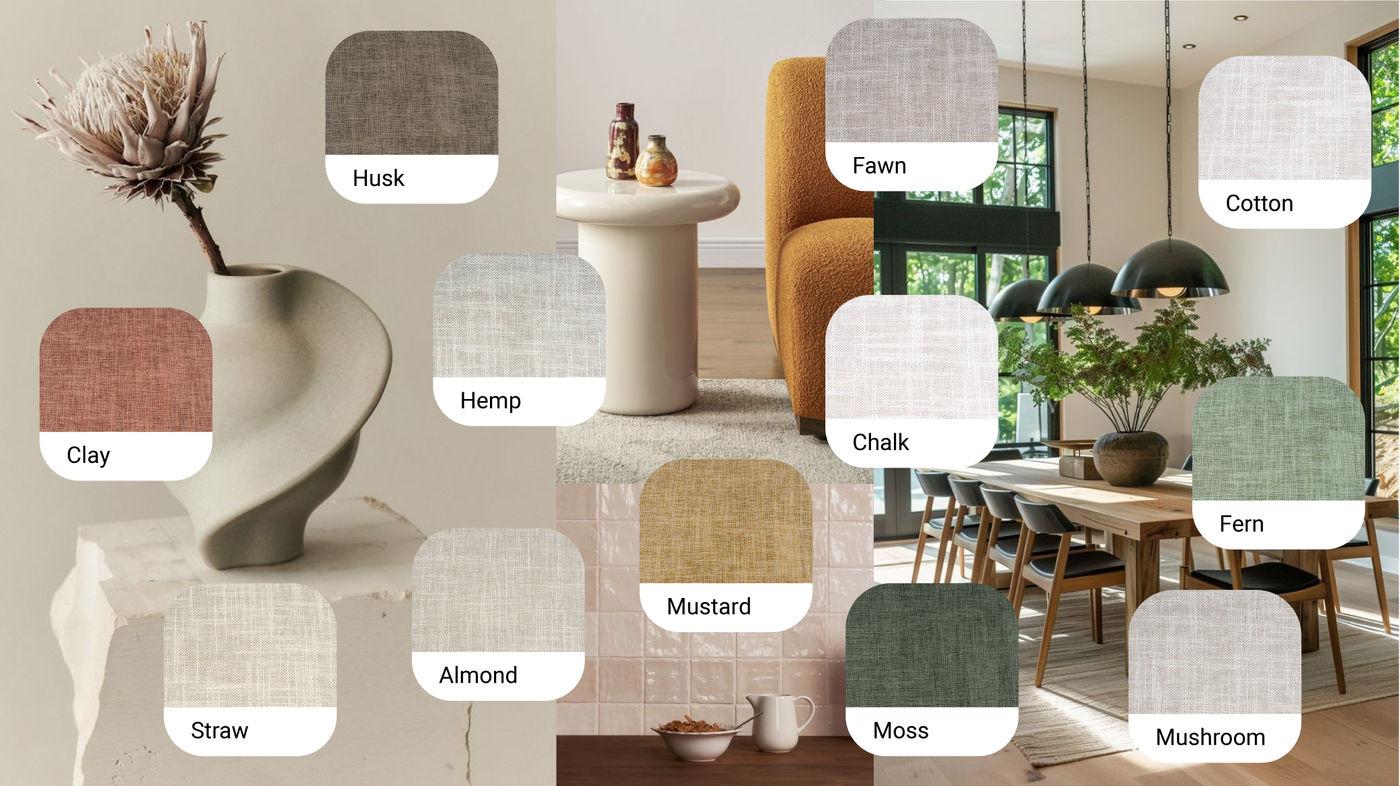 Chateau curtain fabric - Moodboard