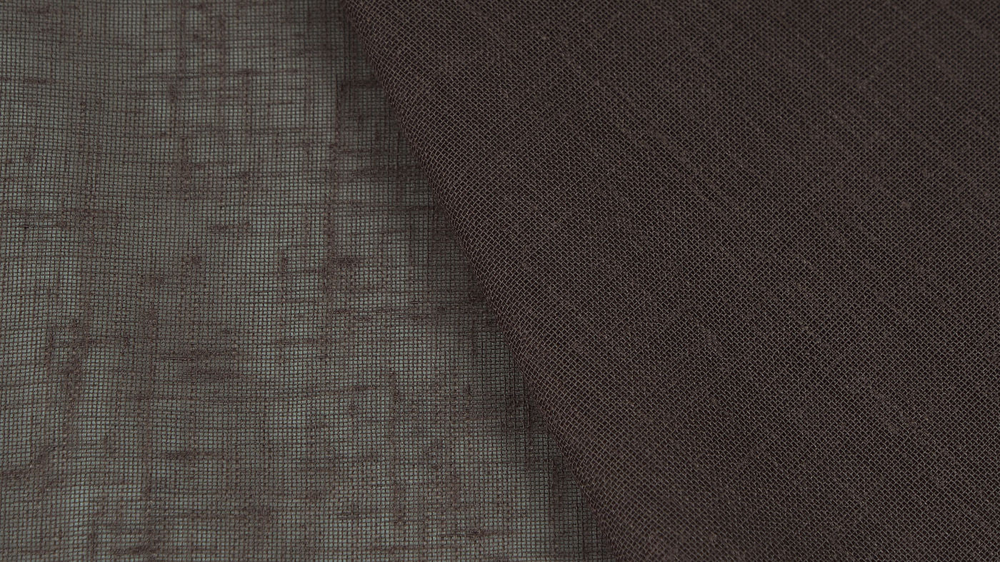Bali curtain fabric in Nutmeg