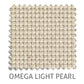 Omega 5% sunscreen blind fabric in Light Pearl