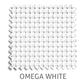 Omega 5% sunscreen blind fabric in White