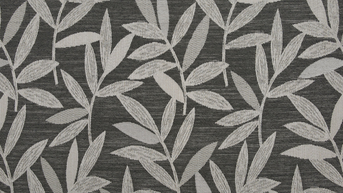 Trento curtain fabric in Onyx