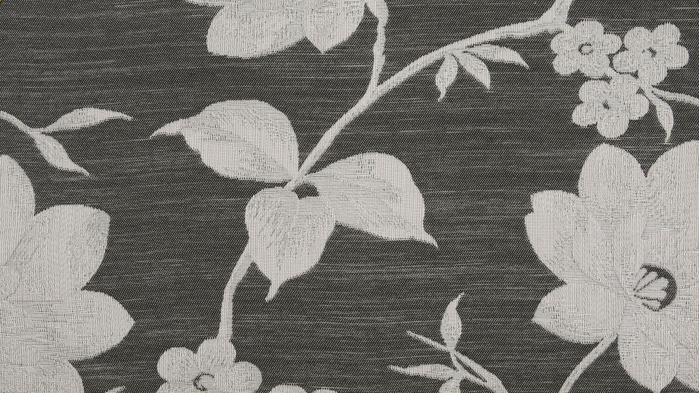 Genova curtain fabric in Onyx