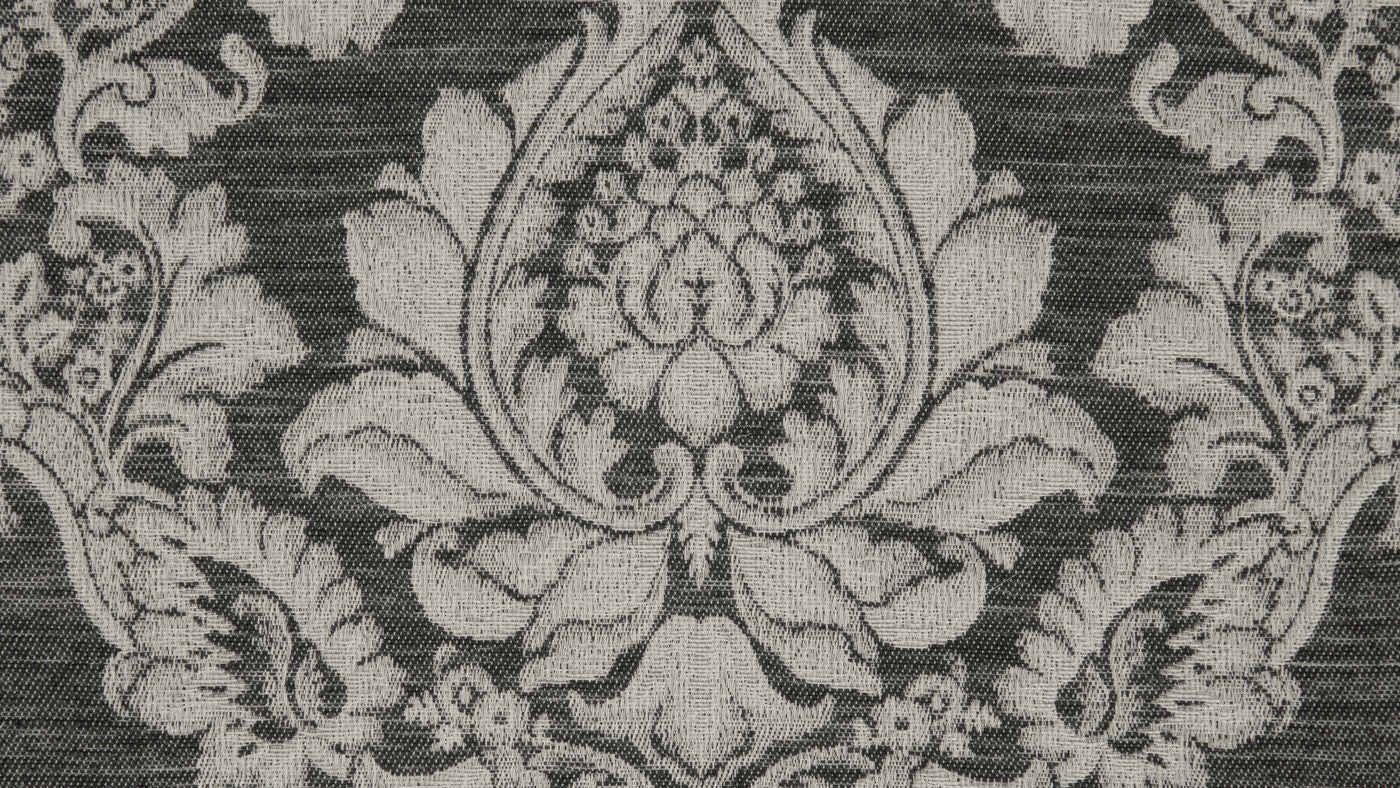 Versailles curtain fabric in Onyx
