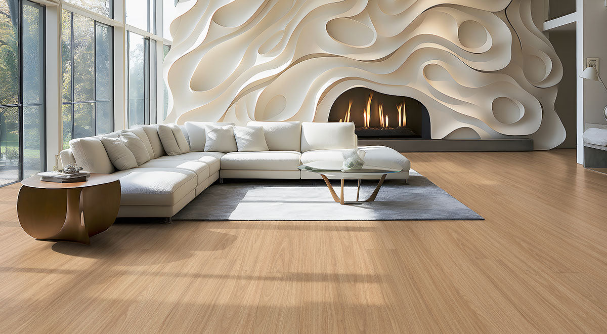 Magnitude Laminate 8mm - Inland Spotted Gum – room scene 1
