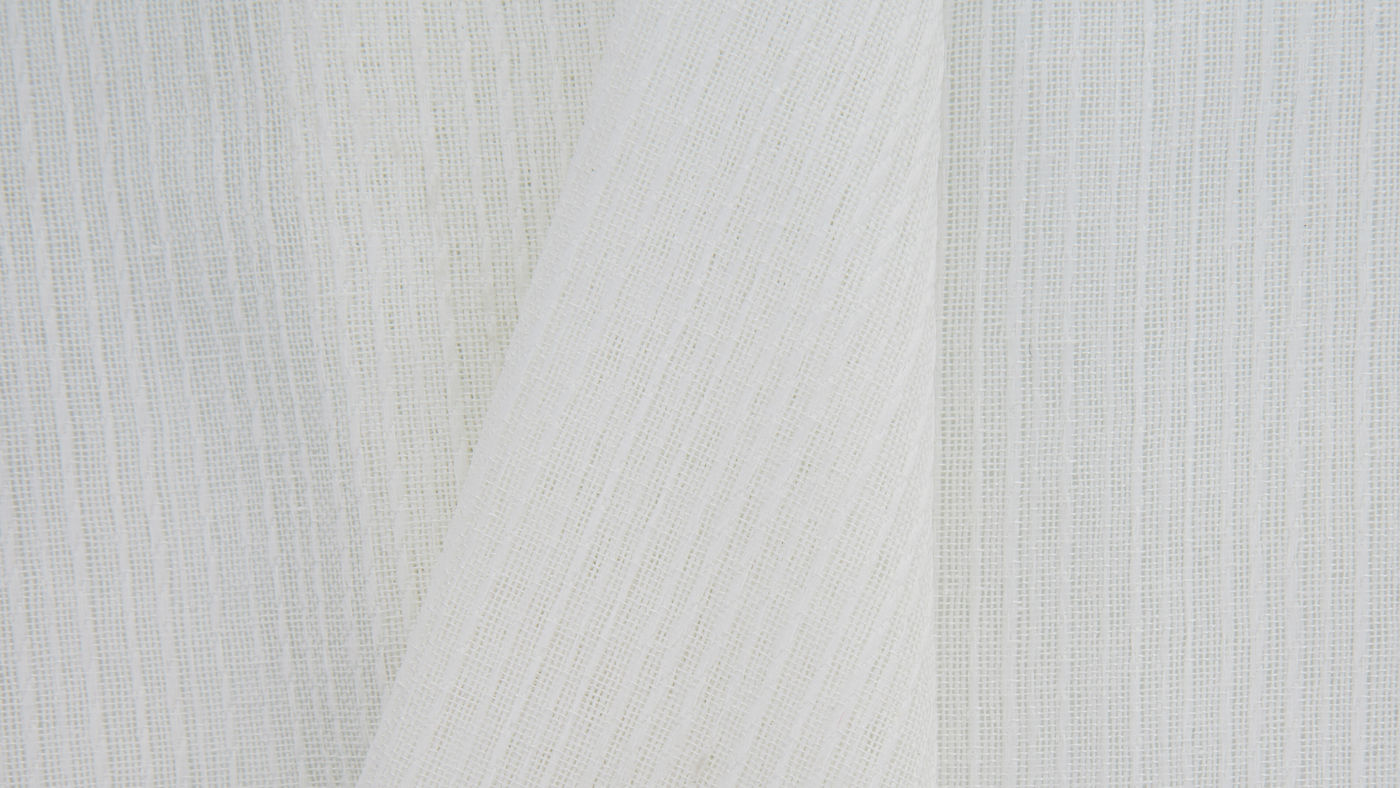 Marseille curtain fabric in Pearl