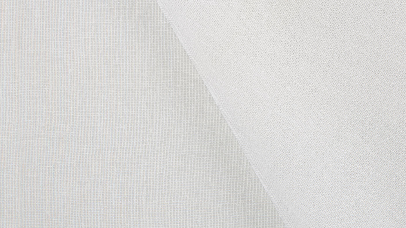 Bali curtain fabric in Pearl