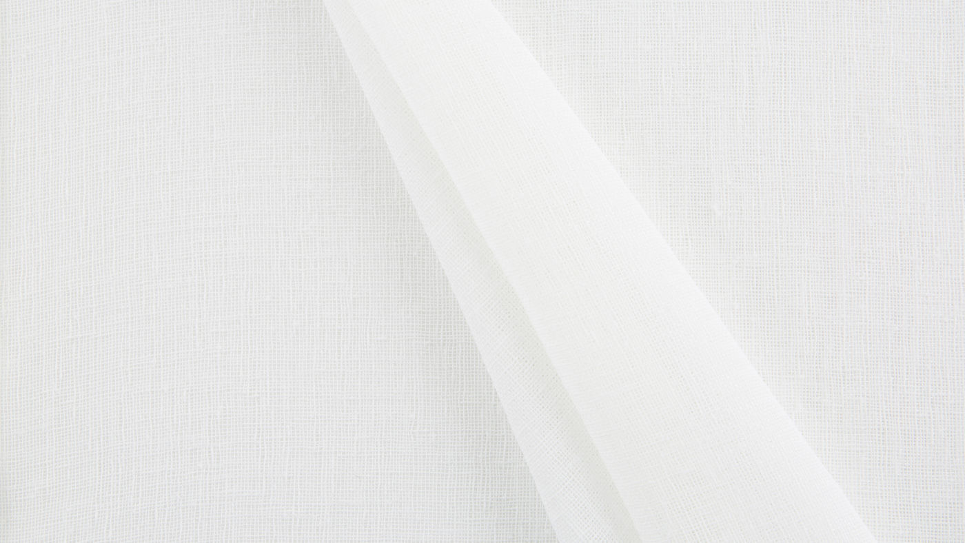 Cannes curtain fabric in Pearl
