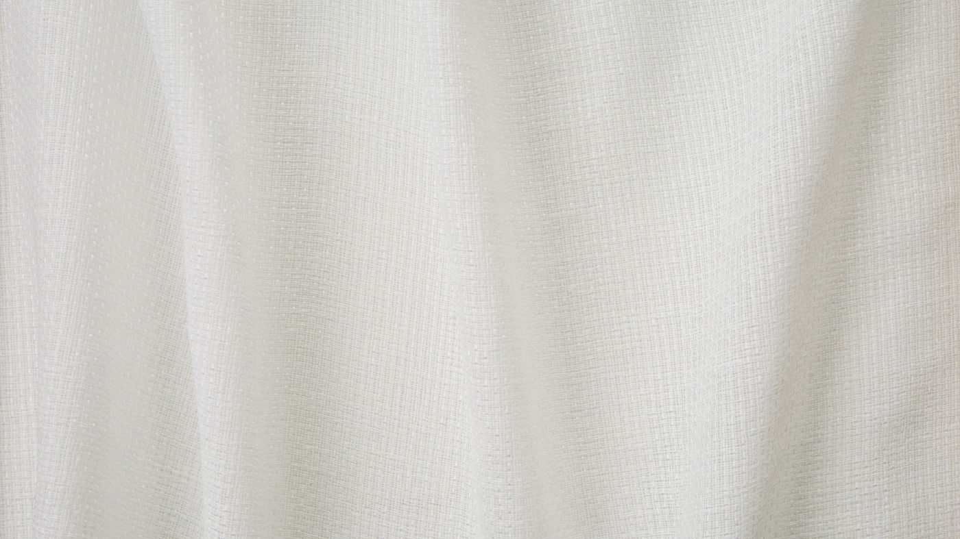 Kyoto curtain fabric in Pearl