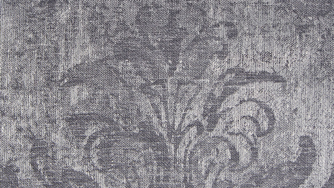 Sicily curtain fabric in Pewter
