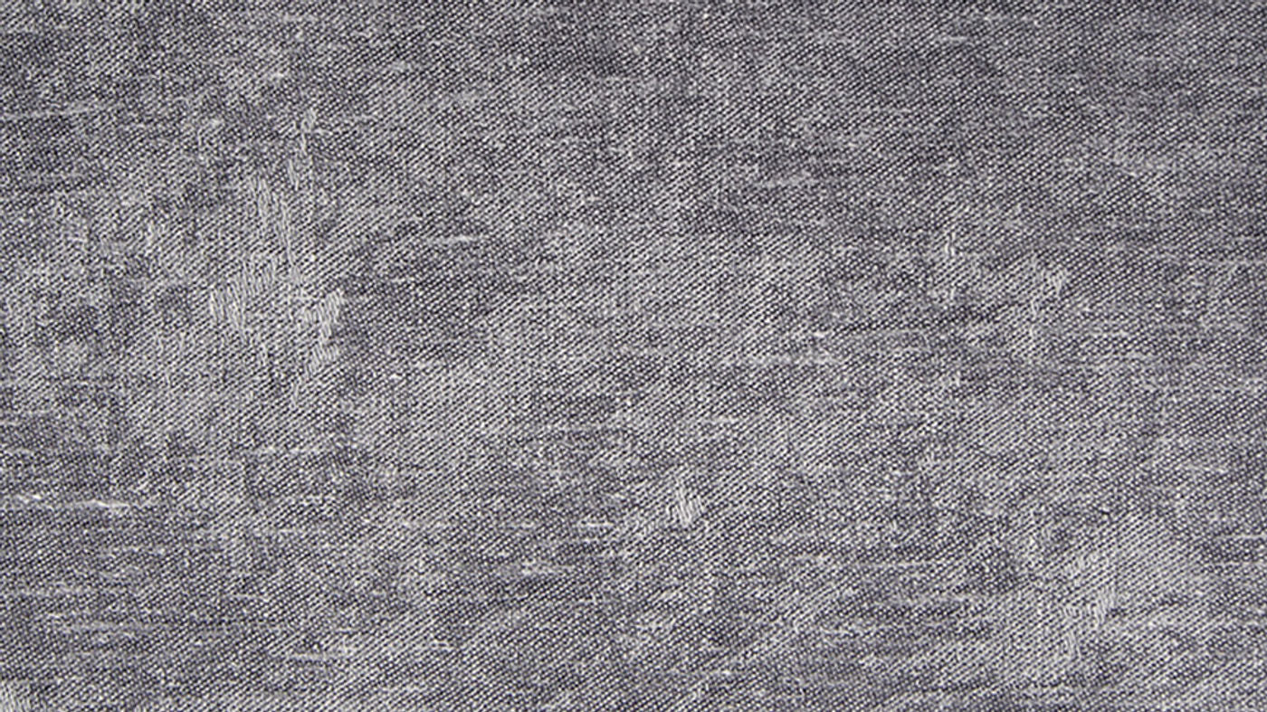 Rhodes curtain fabric in Pewter