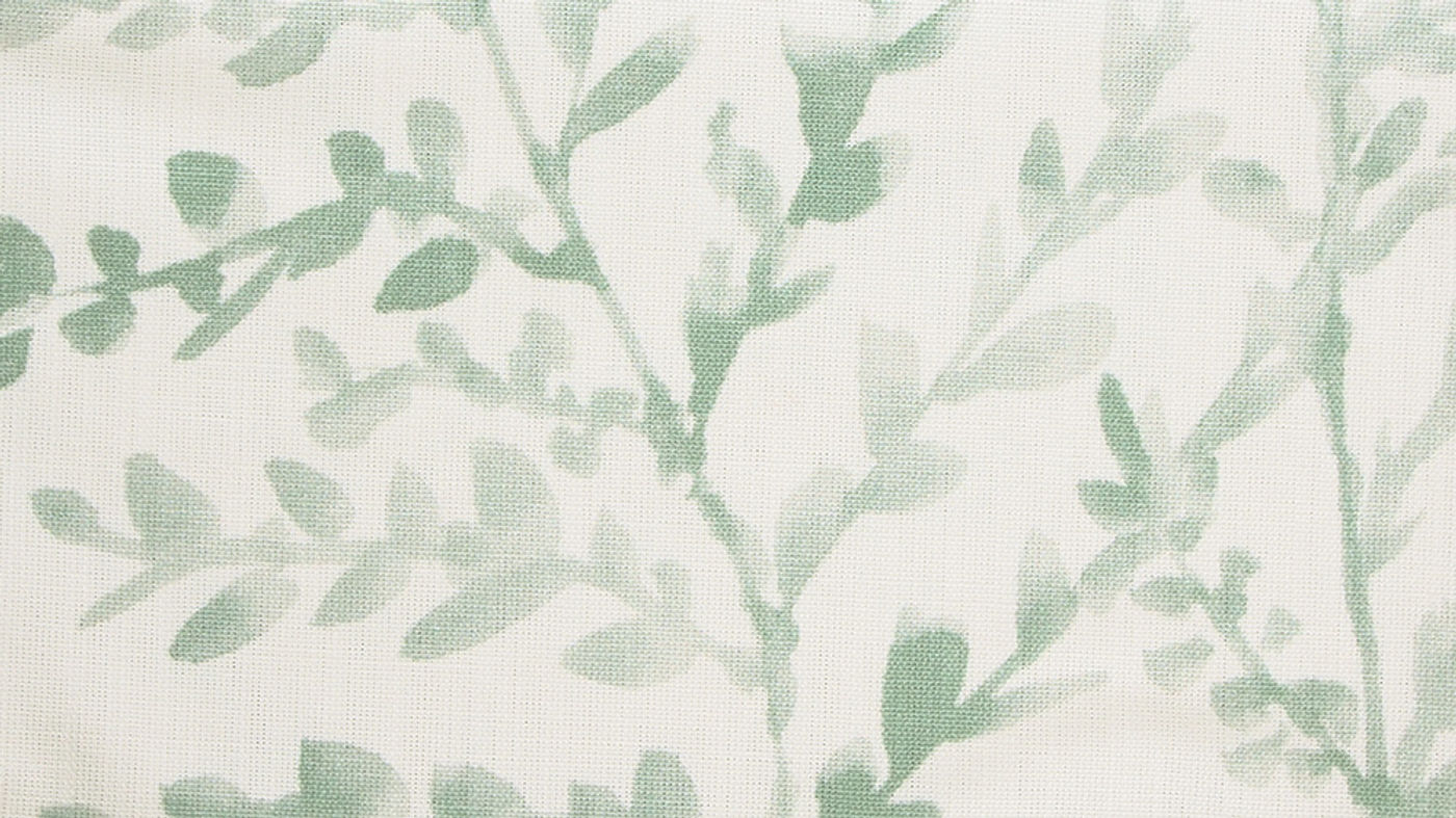 Leura curtain fabric in Pistachio