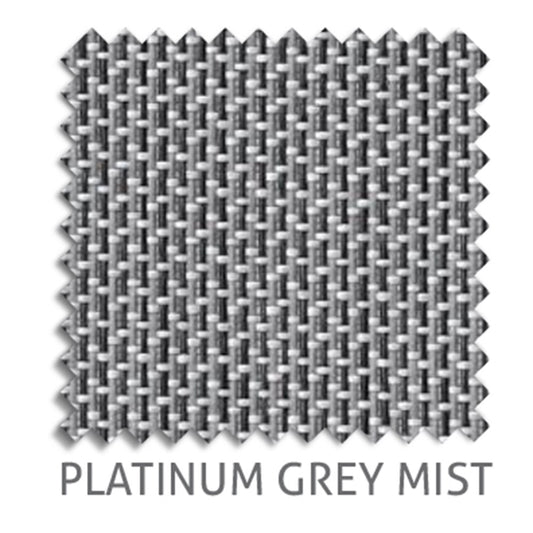 Platinum 3% sunscreen blind fabric in Grey Mist