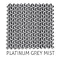 Platinum 3% sunscreen blind fabric in Grey Mist