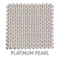 Platinum 3% sunscreen blind fabric in Pearl