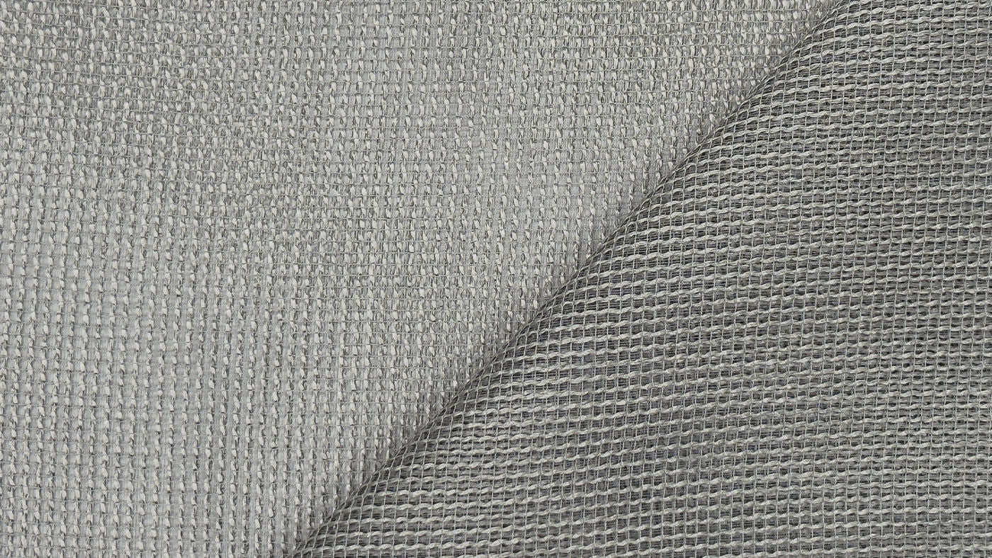Glo curtain fabric in Platinum