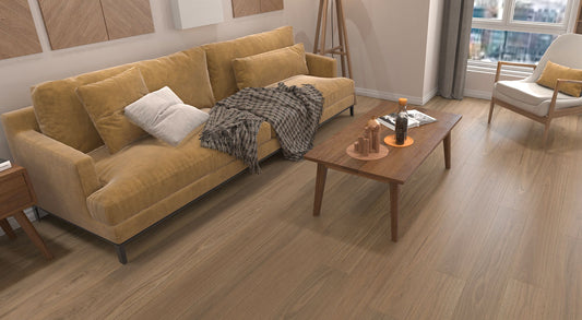 Everlast Laminate 10mm - Atlantic Spotted Gum – room scene 1
