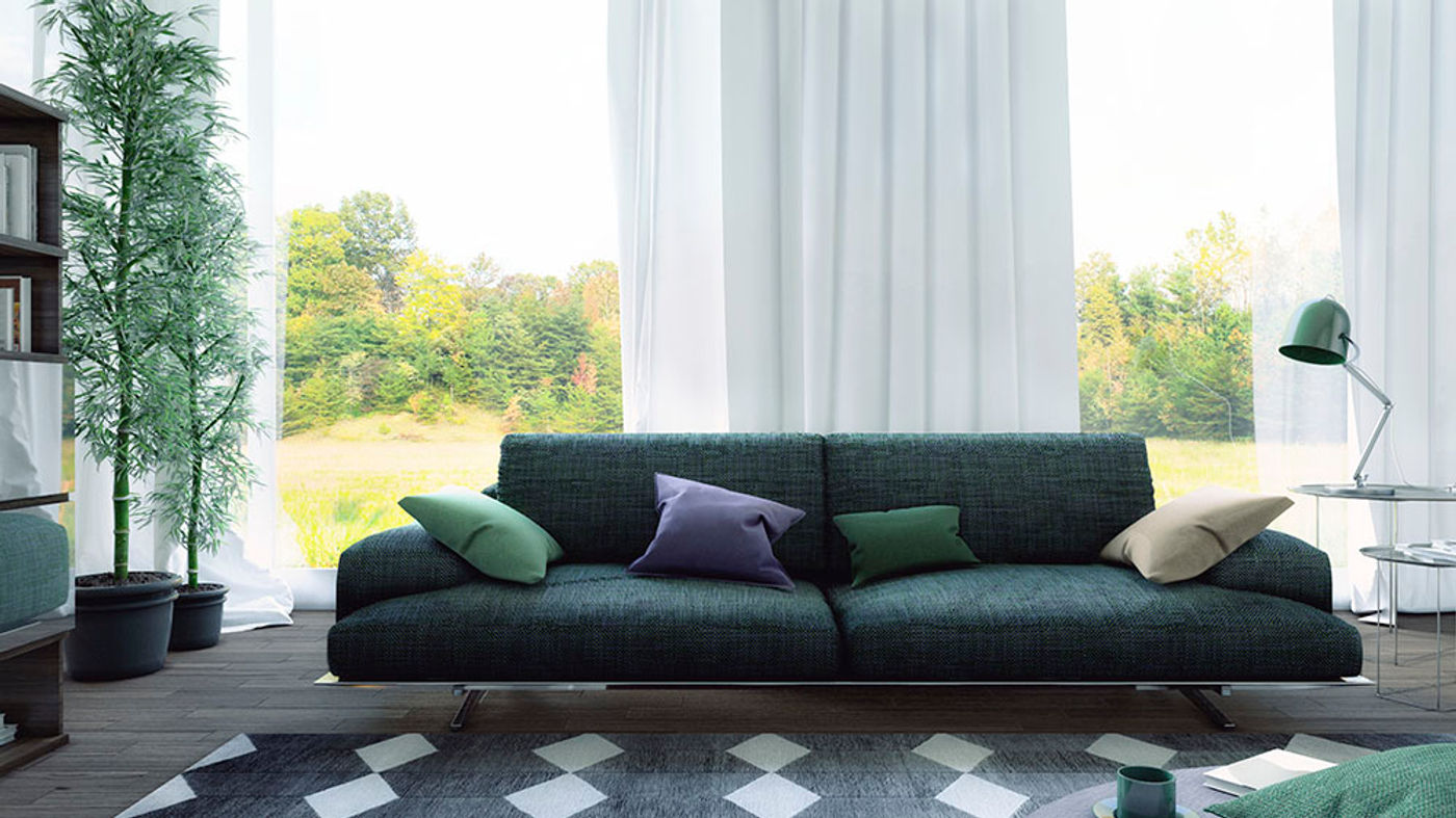 Santorini curtain fabric - Range