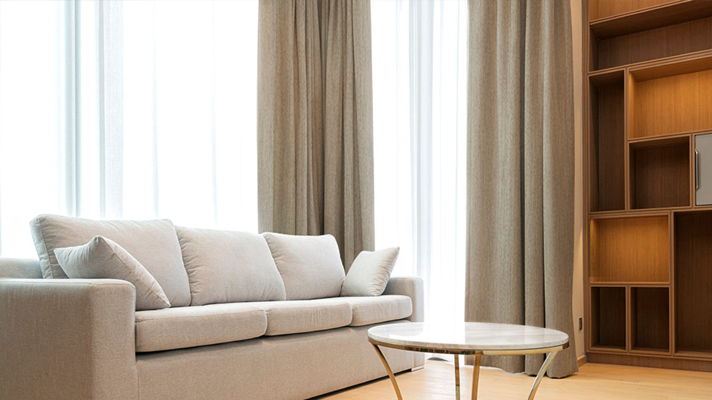 Lancaster curtain fabric - Range