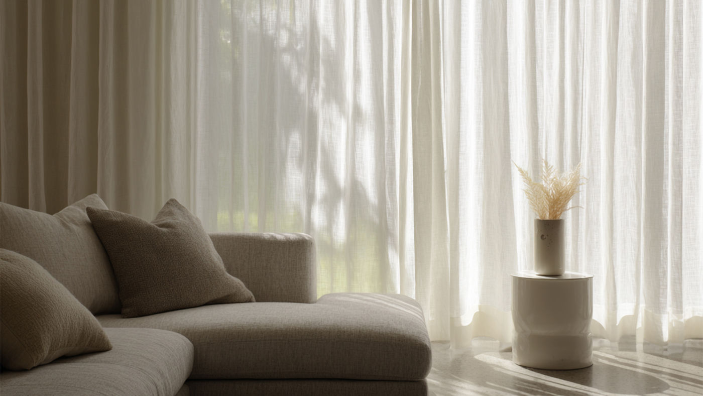 Carre curtain fabric - Range