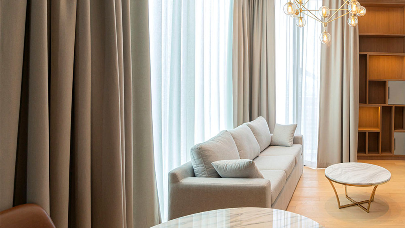 Titan curtain fabric - Range