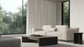 Arc curtain fabric - Roomset