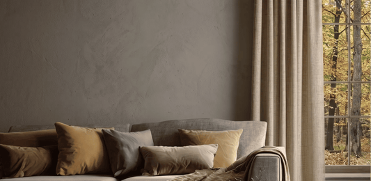 Ghana curtain fabric - Roomset