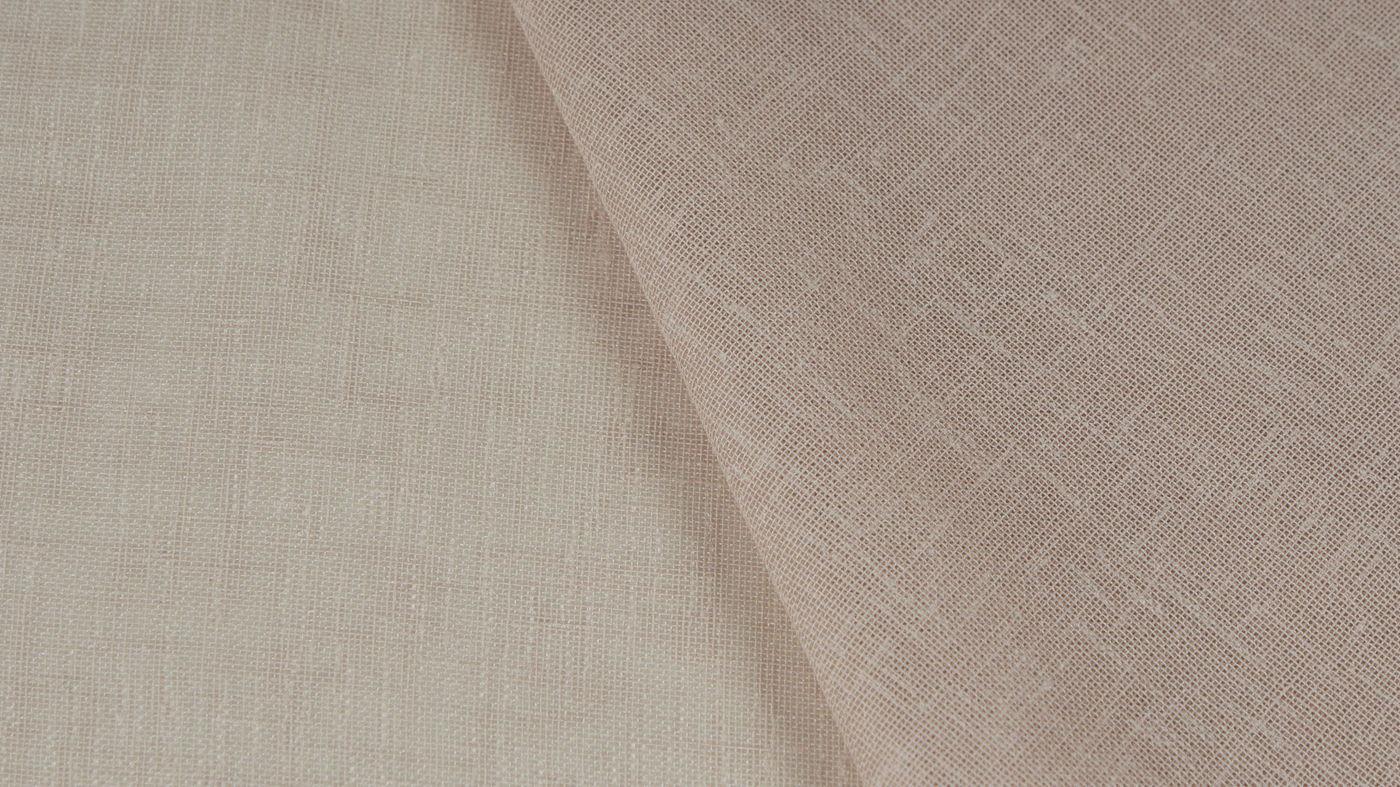 Bali curtain fabric in Rose