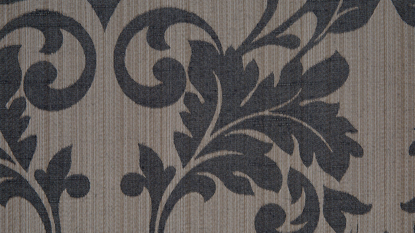 Chatsworth curtain fabric in Sepia