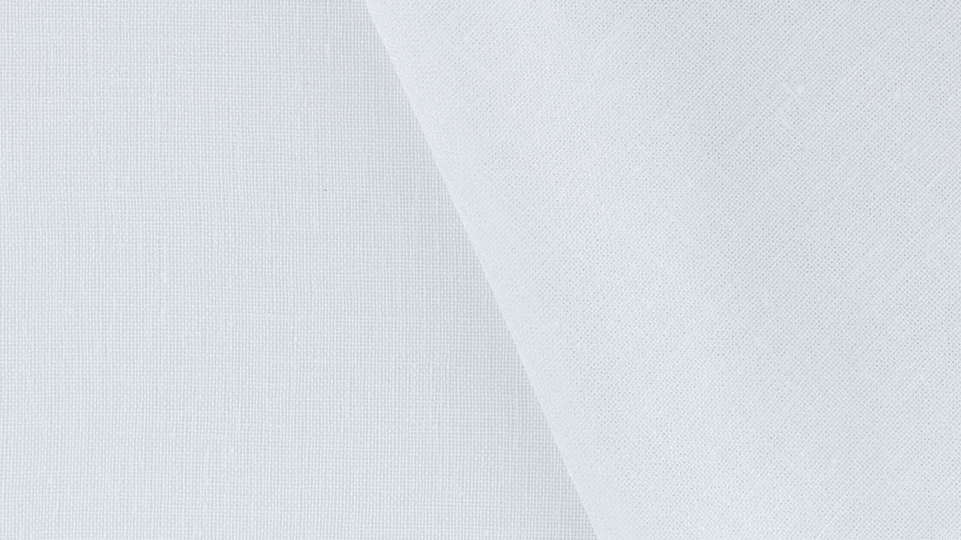Bali curtain fabric in Snow