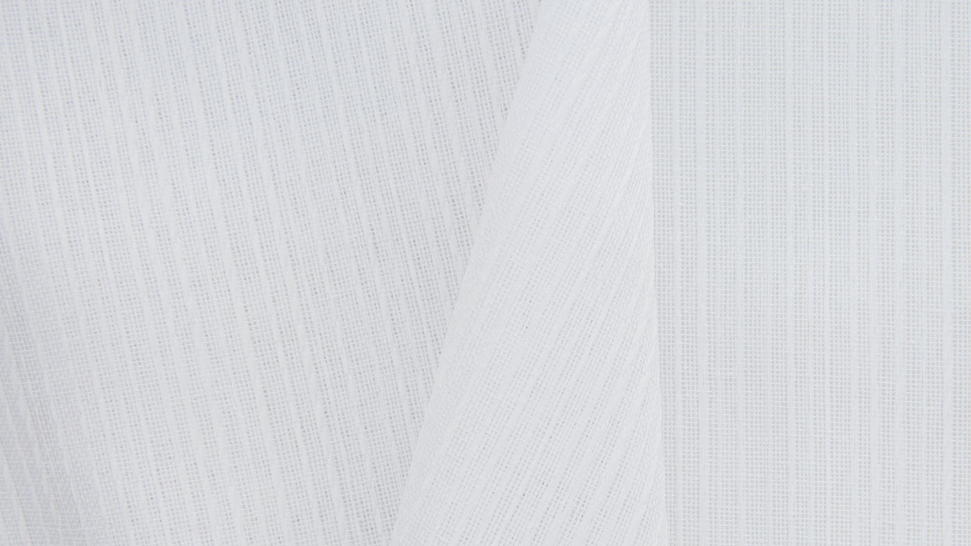Marseille curtain fabric in Snow