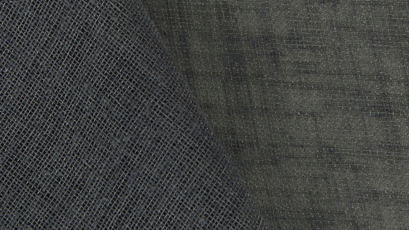 Montreux curtain fabric in Steel